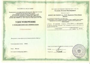 Дипломы и сертификаты Галкова Залина Викторовна - фото 27