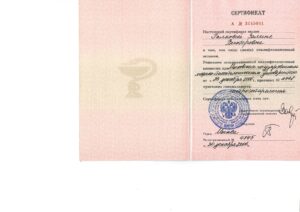 Дипломы и сертификаты Галкова Залина Викторовна - фото 31