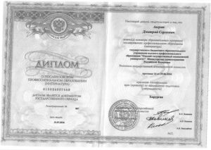Дипломы и сертификаты Аверин Дмитрий Сергеевич - фото 9