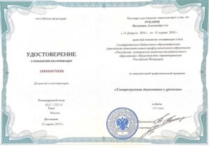Дипломы и сертификаты РУБАНОВ ВАЛЕНТИН АЛЕКСАНДРОВИЧ - фото 36