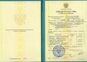 Дипломы и сертификаты ТИМОШЕНКОВ АЛЕКСЕЙ ВЛАДИМИРОВИЧ - фото 2