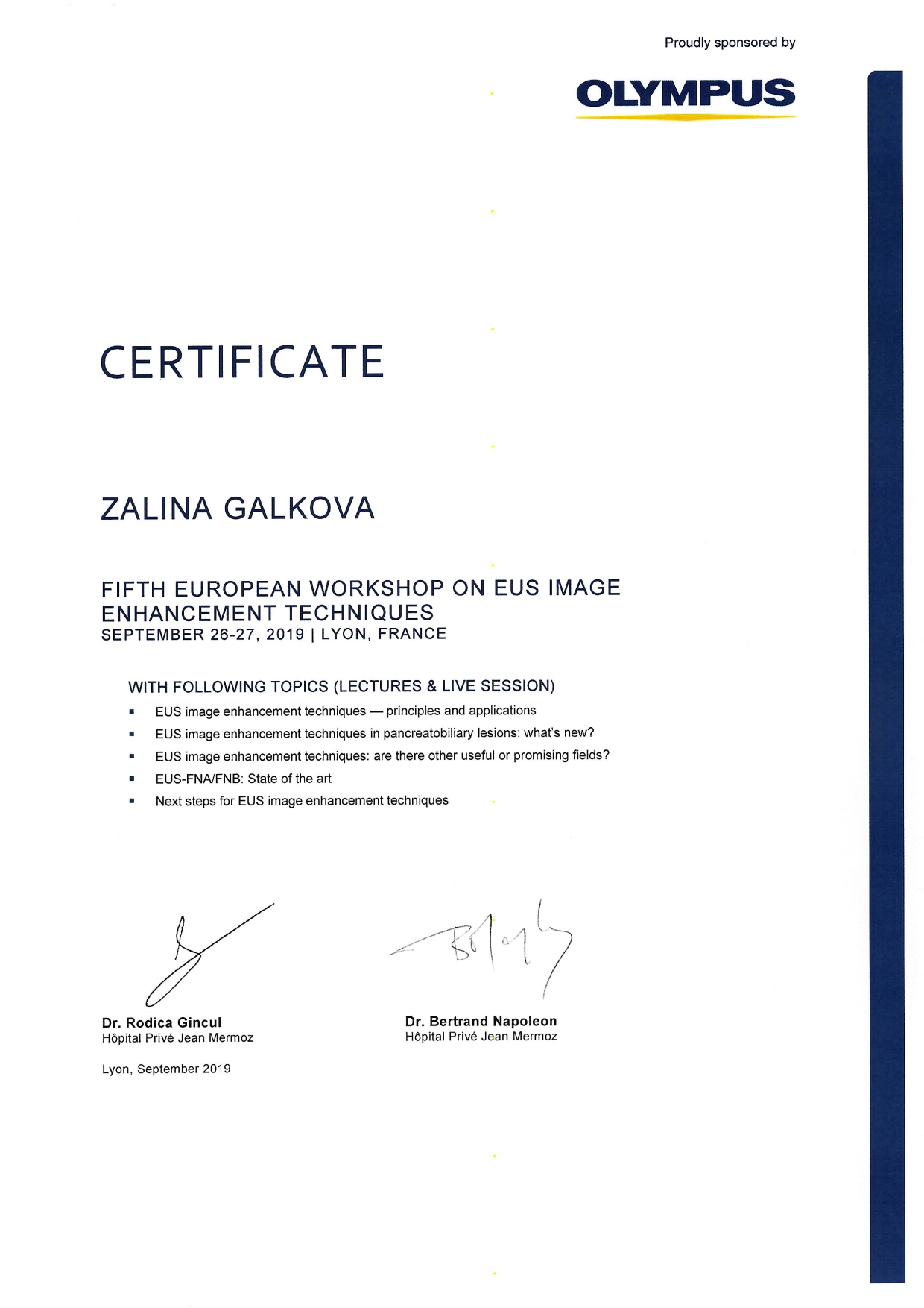 Certificate image