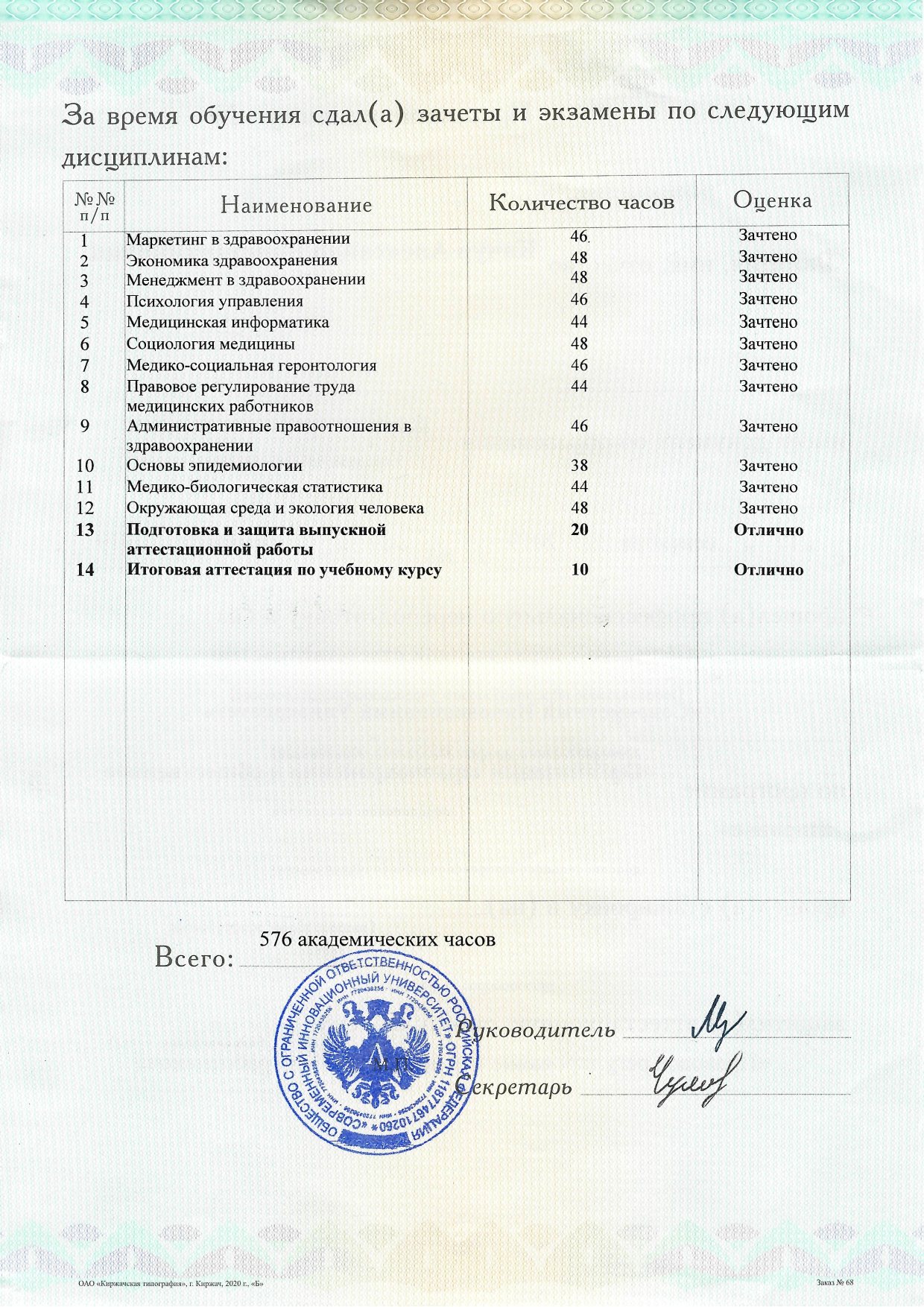 Certificate image
