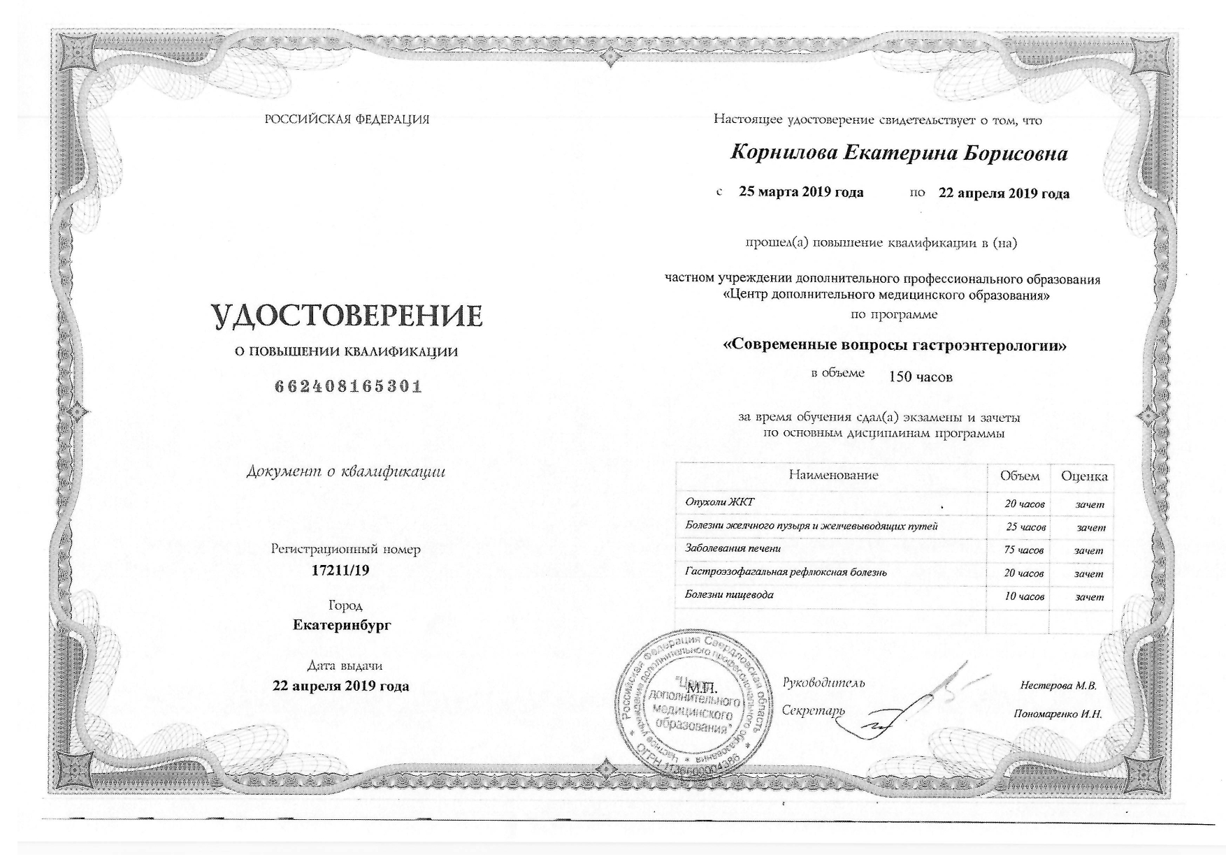 Certificate image